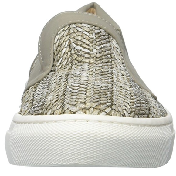 Taupe Leona Woven Fabric SlipOn Espadrille Sneaker - Picture 4 of 5